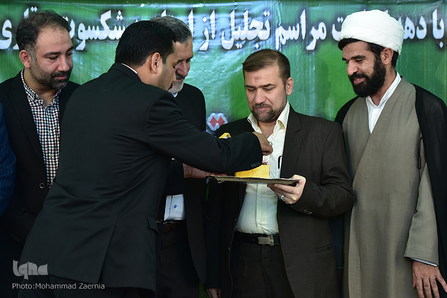 تجلیل از وحید مجتهدزاده در محفل قرآن مشهد