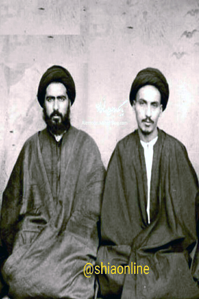 آیت اله سید هادی میلانی و سید ابوالقاسم خویی آیت اله سید هادی میلانی و سید ابوالقاسم خویی