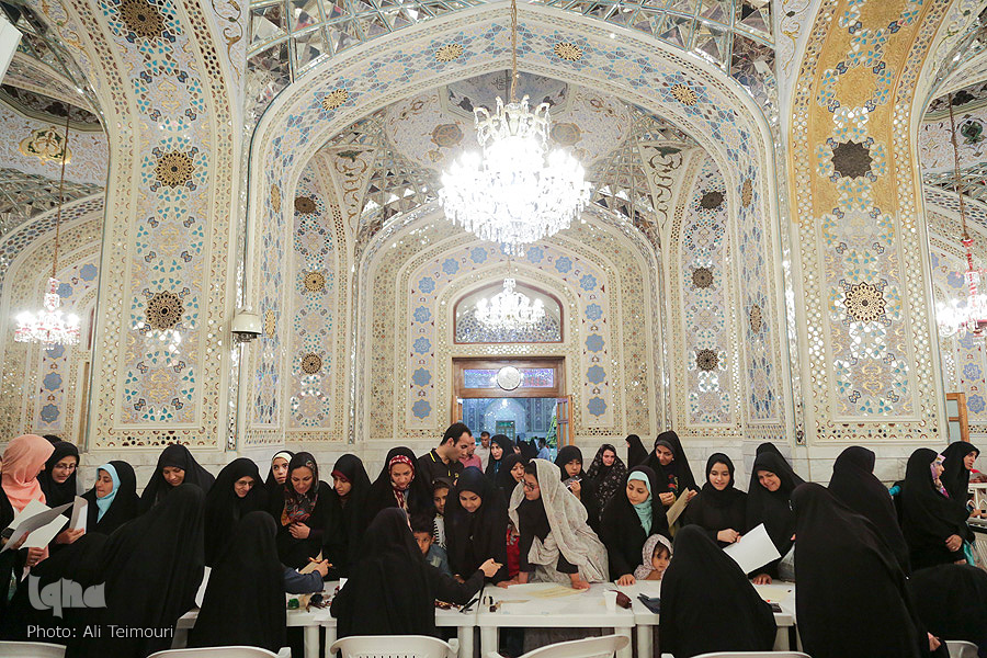 ترسیمی هنرمندانه از حدیثی قدسی ترسیمی هنرمندانه از حدیثی قدسی
