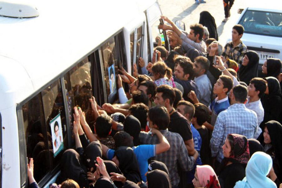حضور  کاروان زیر سایه خورشید در کوهدشت + عکس