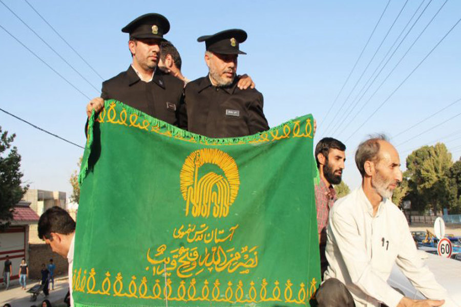 حضور  کاروان زیر سایه خورشید در کوهدشت + عکس