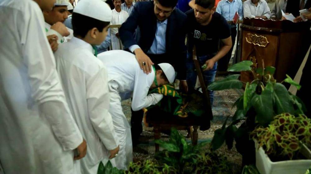 حضور خادمان حرم رضوی در محفل قرآنی آستان مقدس عباسی