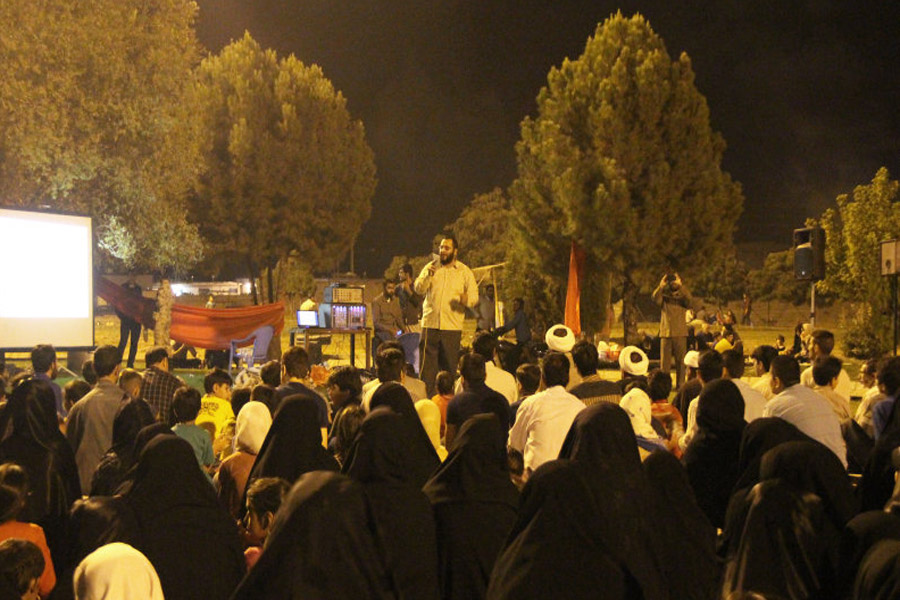 جشن میلاد امام رضا(ع) در پارک کشاورز کوهدشت + عکس