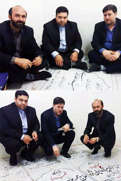 طوسی بر مزار حاجی حسنی و عباسی