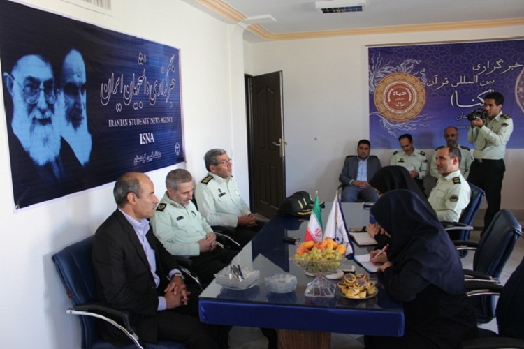 بازدید فرمانده انتظامی کردستان از خبرگزاری ایکنا