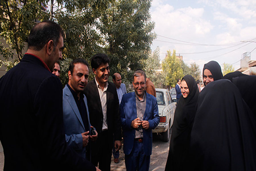 دیدار کارکنان دانشگاه پیام‌نور لرستان با خانواده شهید عبدیان + عکس