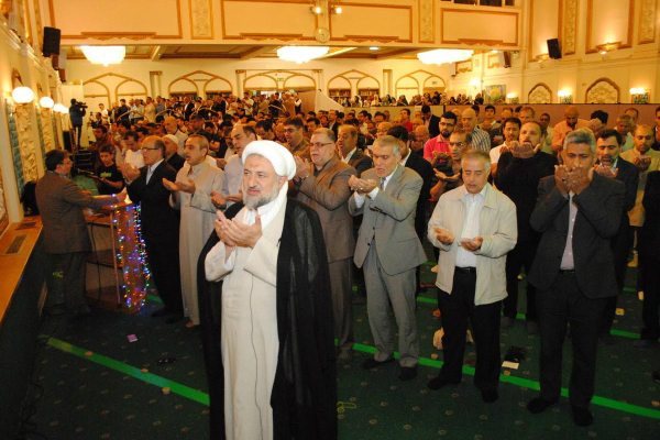 اقامه نماز عید قربان در مرکز اسلامی انگلیس + عکس