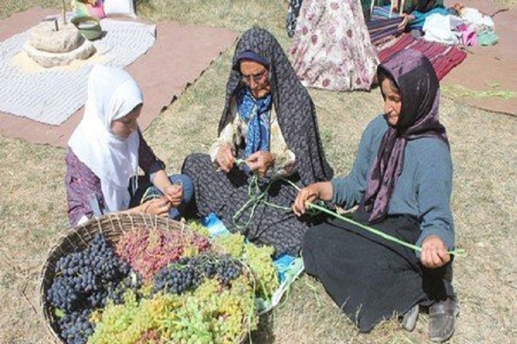 جشنواره روستایی و انگور در خمین برگزار شد