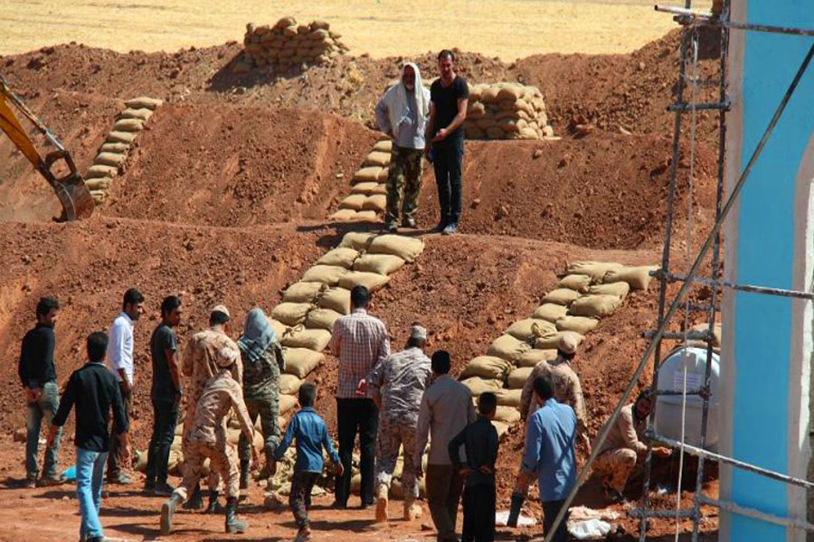 بازدید فرمانده سپاه کوهدشت از مراحل بازسازی عملیات کربلای 4 + عکس