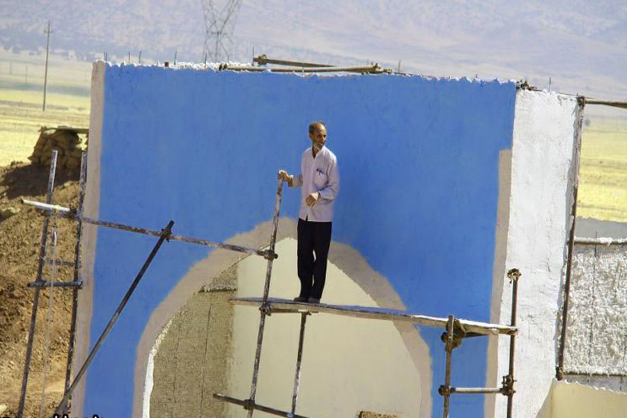 بازدید فرمانده سپاه کوهدشت از مراحل بازسازی عملیات کربلای 4 + عکس