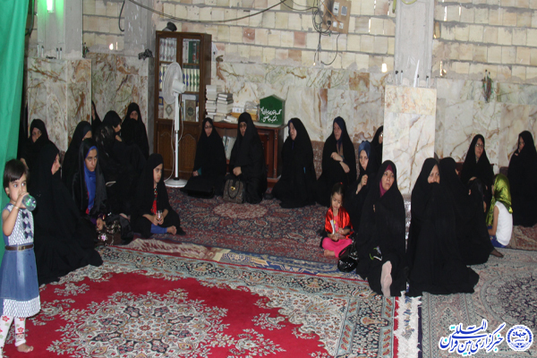 خطبه‌خوانی غدیر در مسجد قمر بنی‌هاشم شاهدیه+عکس
