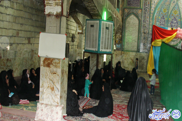 خطبه‌خوانی غدیر در مسجد قمر بنی‌هاشم شاهدیه+عکس