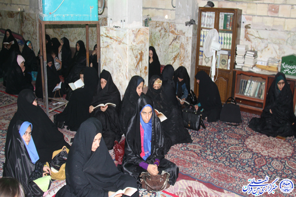 خطبه‌خوانی غدیر در مسجد قمر بنی‌هاشم شاهدیه+عکس