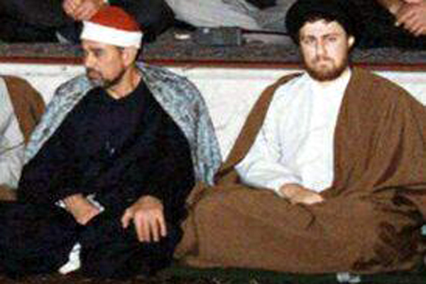 راغب مصطفی غلوش و سید حسن خمینی