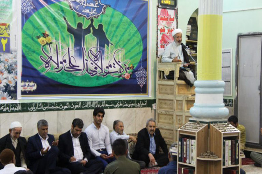 مراسم سالگرد آیت‌الله آدینه‌وند در کوهدشت + عکس