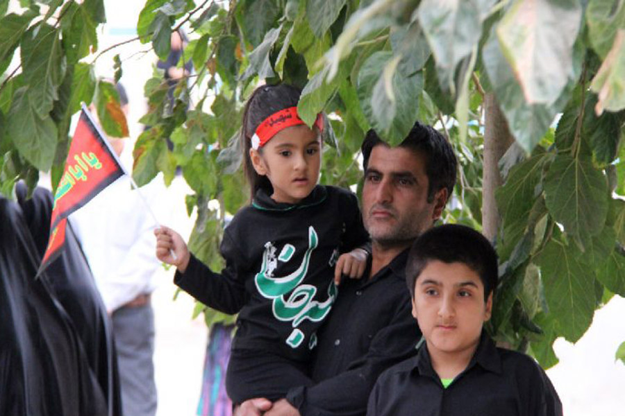 حرکت نمادین کاروان کربلا در کوهدشت + عکس