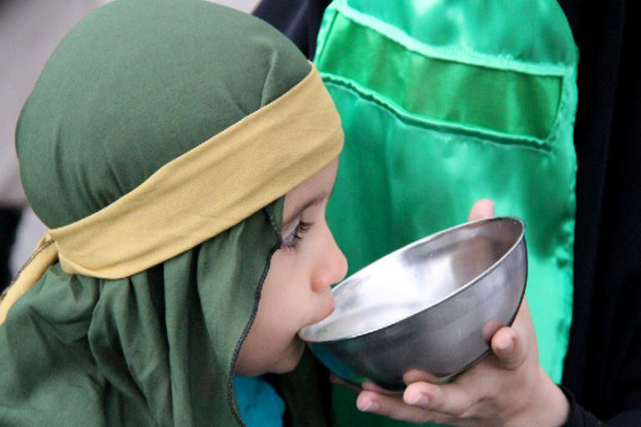 حرکت نمادین کاروان کربلا در کوهدشت + عکس