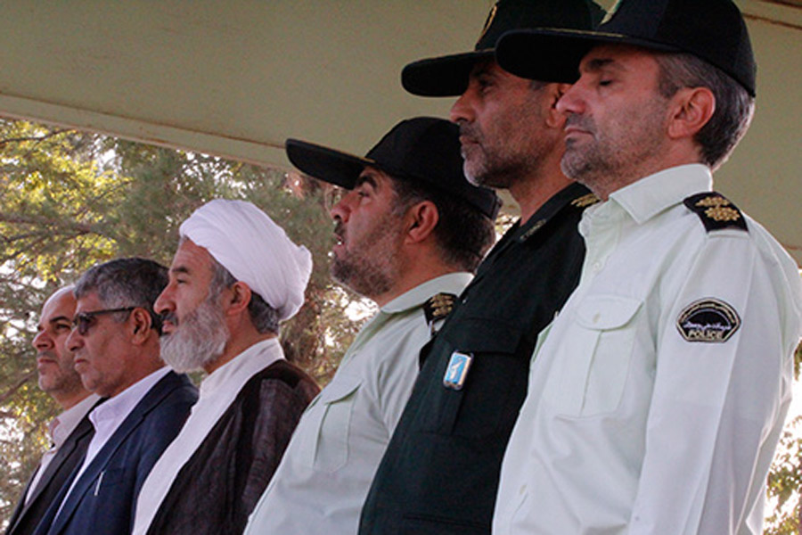 صبحگاه مشترک نیروی انتظامی کوهدشت + عکس
