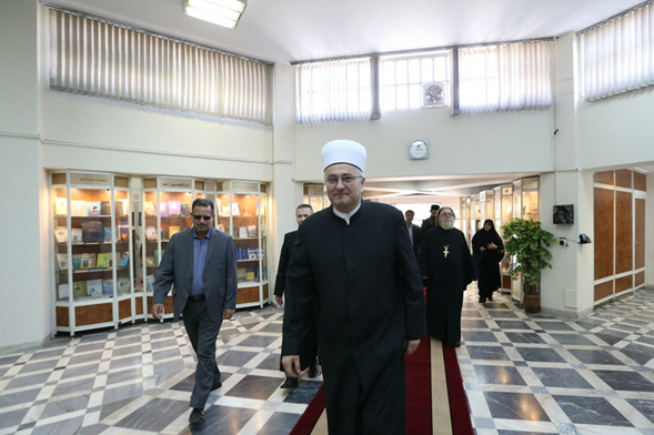 مفتی اعظم كرواسی در سازمان فرهنگ و ارتباطات اسلامی + عکس