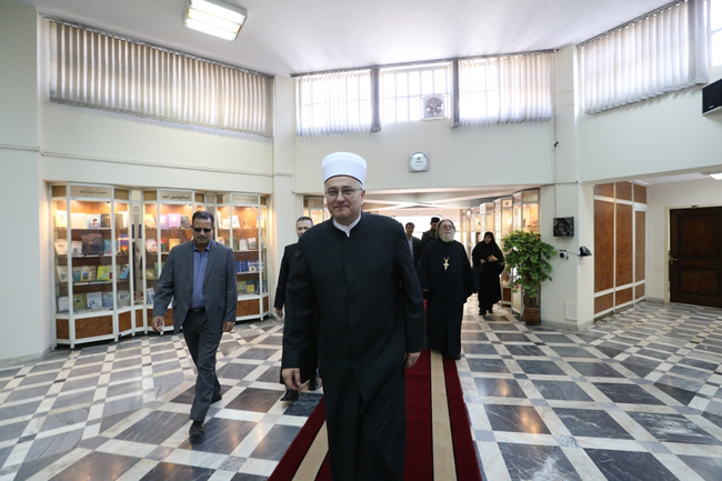 مفتی اعظم كرواسی در سازمان فرهنگ و ارتباطات اسلامی + عکس