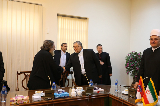 مفتی اعظم كرواسی در سازمان فرهنگ و ارتباطات اسلامی + عکس
