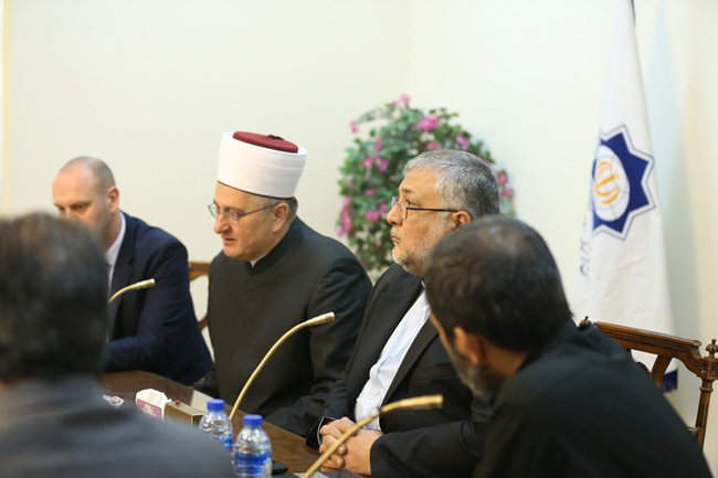 مفتی اعظم كرواسی در سازمان فرهنگ و ارتباطات اسلامی + عکس