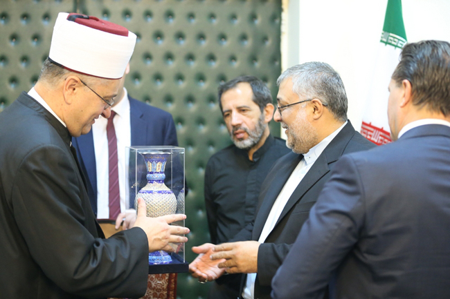 مفتی اعظم كرواسی در سازمان فرهنگ و ارتباطات اسلامی + عکس