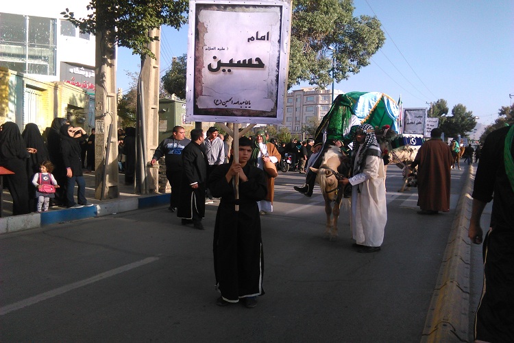 حرکت نمادین کاروان کربلا در خمین
