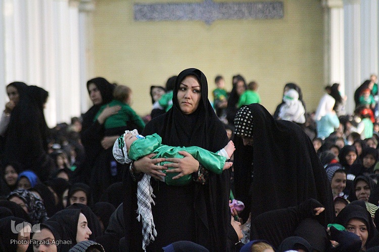 گزارش ایکنا از طنین لالایی مادران به یاد طفل شش ماهه کربلا