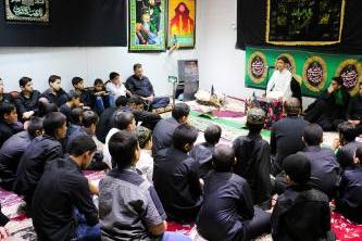 برگزاری مجالس عزاداری واحد آموزش قرآن آستان علوی