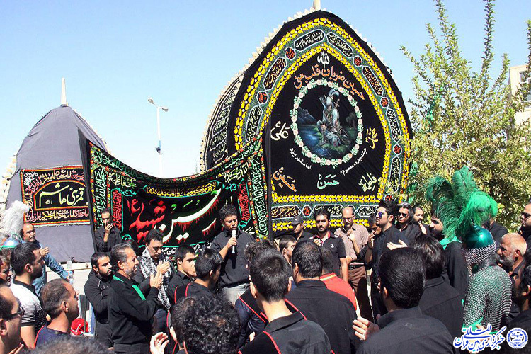 برگزاری مراسم تعزیه‌خوانی توانخواهان ذهنی در یزد+عکس