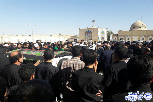پیکر محمدحبیبیان در یزد تشییع شد+عکس