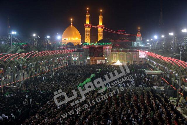 عزاداری مختلف نجفی ها در شب عاشورا