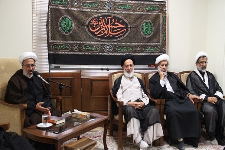 مراسم عزاداری شام غریبان در دارالقرآن علامه طباطبایی(ره)