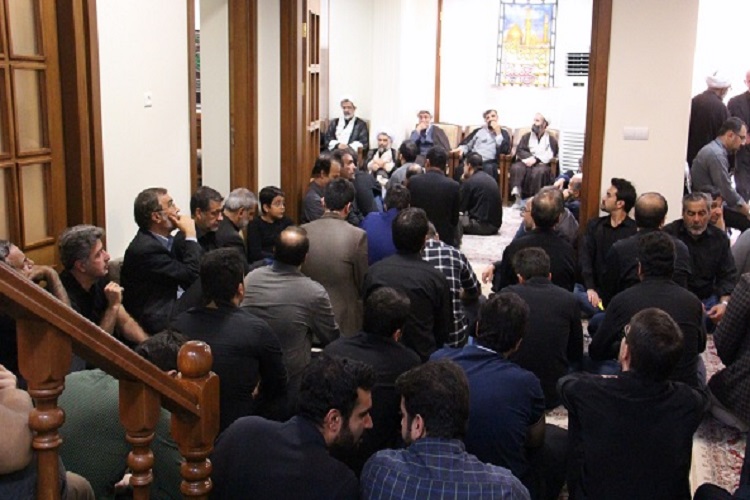 مراسم عزاداری شام غریبان در دارالقرآن علامه طباطبایی(ره)