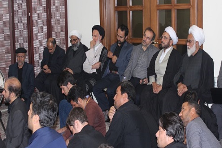 مراسم عزاداری شام غریبان در دارالقرآن علامه طباطبایی(ره)
