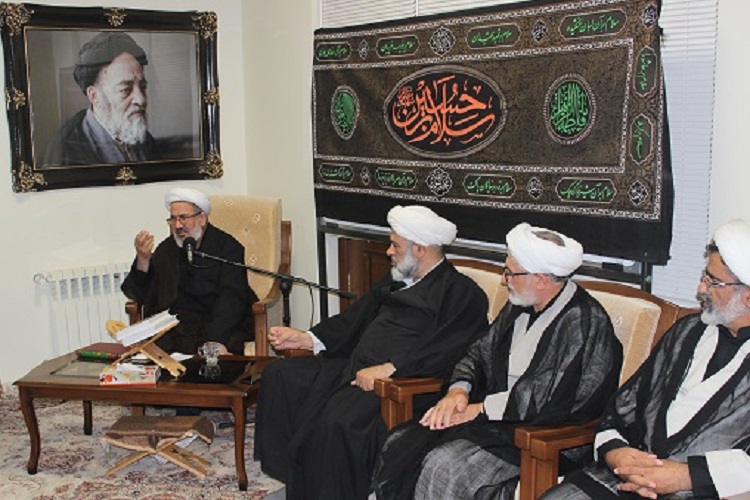 مراسم عزاداری شام غریبان در دارالقرآن علامه طباطبایی(ره)