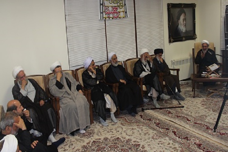 مراسم عزاداری شام غریبان در دارالقرآن علامه طباطبایی(ره)