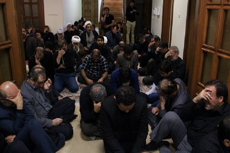 مراسم عزاداری شام غریبان در دارالقرآن علامه طباطبایی(ره)