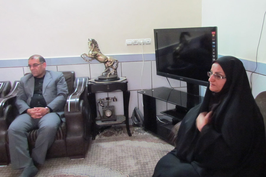 دیدار جامعه ورزشی لرستان با شهید زنده لرستانی