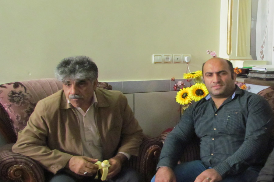 دیدار جامعه ورزشی لرستان با شهید زنده لرستانی