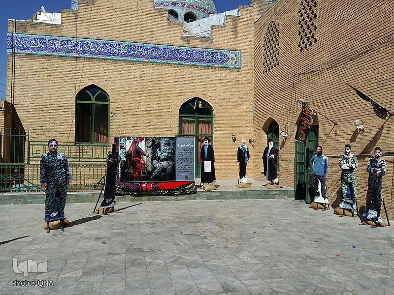 شور انقلابی در هیئت‌های جوانان قزوینی + عکس