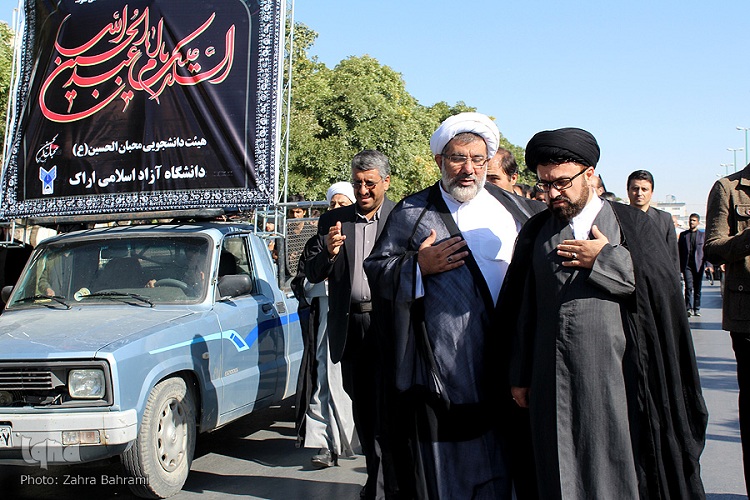 گزارش تصویری/تجمع دانشگاهیان عاشورایی اراک