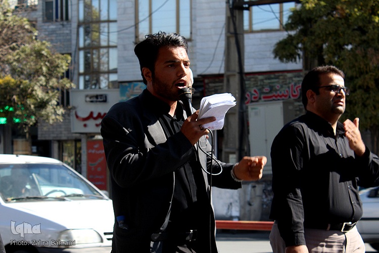 گزارش تصویری/تجمع دانشگاهیان عاشورایی اراک