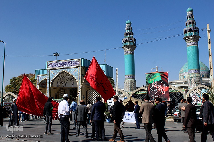 گزارش تصویری/تجمع دانشگاهیان عاشورایی اراک
