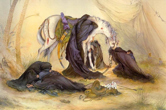 عصر عاشورا؛ اثر استاد فرشچیان