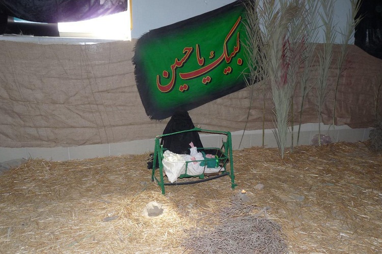 برپایی نمایشگاه « در امتداد کربلا» در بنجار + عکس