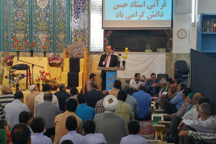 برگزاری مراسم اولین سالگرد شهید دانش در تفت+عکس