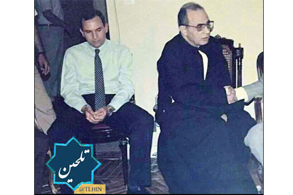 دکتر احمد احمد نعینع کنار پدرش دکتر احمد احمد نعینع کنار پدرش
