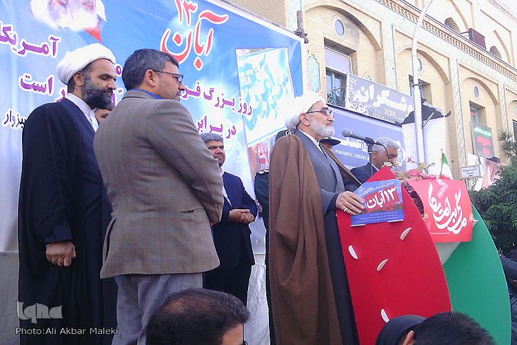 برگزاری راهپیمایی 13 آبان در سبزوار+عکس